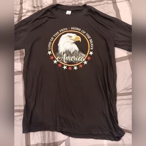Men's Black Eagle Graphic Tee